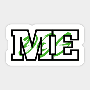 Dog in Me - Green Sticker